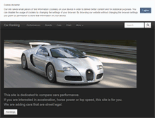 Tablet Screenshot of carranking.com
